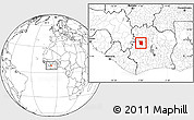 Blank Location Map of Worofla