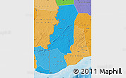 Political Shades Map of Tabou