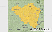 Savanna Style 3D Map of Tanda
