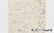 Shaded Relief 3D Map of Tanda