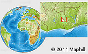 Physical Location Map of Assuefry, highlighted parent region