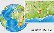 Physical Location Map of Assuefry, highlighted parent region