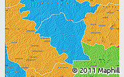 Political Map of Kouassi-Datekro