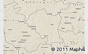 Shaded Relief Map of Kouassi-Datekro