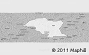 Gray Panoramic Map of Kouassi-Datekro