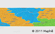 Political Panoramic Map of Kouassi-Datekro