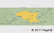 Savanna Style Panoramic Map of Kouassi-Datekro
