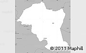 Gray Simple Map of Kouassi-Datekro