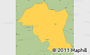 Savanna Style Simple Map of Kouassi-Datekro