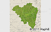 Satellite Map of Tanda, shaded relief outside