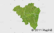 Satellite Map of Tanda, single color outside