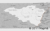 Gray Panoramic Map of Tanda