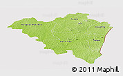 Physical Panoramic Map of Tanda, cropped outside