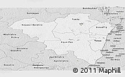 Silver Style Panoramic Map of Tanda