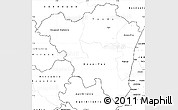 Blank Simple Map of Tanda