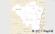 Classic Style Simple Map of Tanda