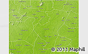 Physical 3D Map of Tiassale