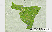 Satellite 3D Map of Tiassale, lighten