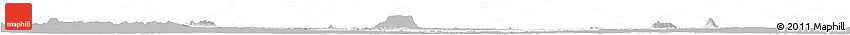 Gray Horizon Map of Tiassale, single color outside