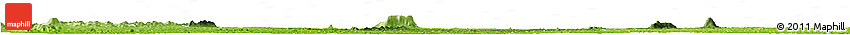 Satellite Horizon Map of Tiassale, physical outside