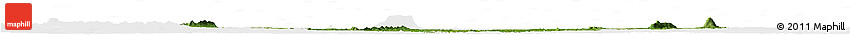 Satellite Horizon Map of Tiassale, single color outside