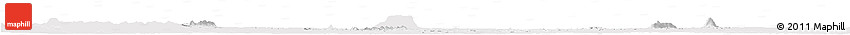Silver Style Horizon Map of Tiassale, single color outside