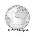 Outline Map of Tiassale