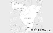 Silver Style Simple Map of Tiassale
