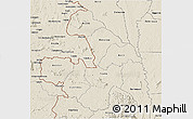 Shaded Relief 3D Map of Touba