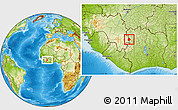 Physical Location Map of Booko
