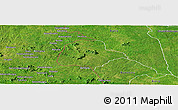 Satellite Panoramic Map of Booko