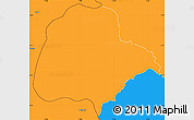 Political Simple Map of Booko