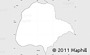 Silver Style Simple Map of Booko