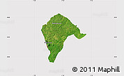 Satellite Map of Borotou, cropped outside