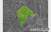 Satellite Map of Borotou, desaturated