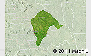 Satellite Map of Borotou, lighten