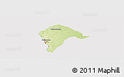 Physical Panoramic Map of Borotou, cropped outside