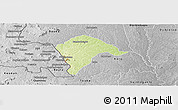 Physical Panoramic Map of Borotou, desaturated