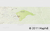 Physical Panoramic Map of Borotou, lighten