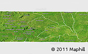 Satellite Panoramic Map of Borotou