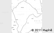 Blank Simple Map of Borotou