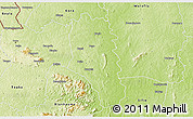 Physical 3D Map of Guinteguela