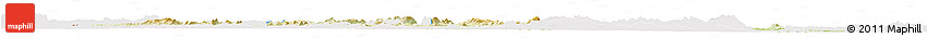 Physical Horizon Map of Touba, cropped outside