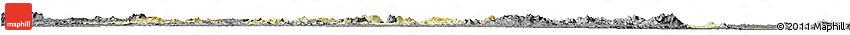 Physical Horizon Map of Touba, darken, desaturated