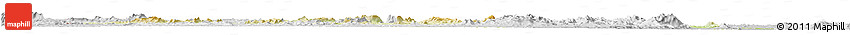 Physical Horizon Map of Touba, lighten, desaturated