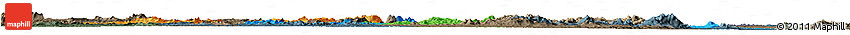 Political Horizon Map of Touba, darken, semi-desaturated