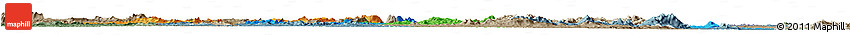 Political Horizon Map of Touba, semi-desaturated