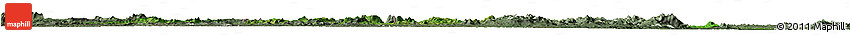 Satellite Horizon Map of Touba, semi-desaturated
