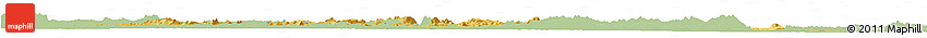 Savanna Style Horizon Map of Touba, single color outside