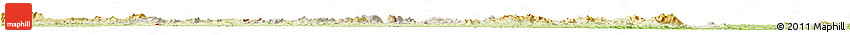 Shaded Relief Horizon Map of Touba, physical outside Shaded Relief Horizon Map of Touba, physical outside